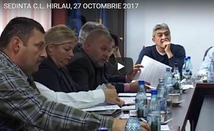 Sedinta CL Hirlau, 27 octombrie 2017