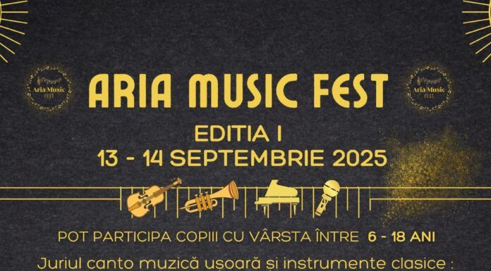 Festival de muzică la Pașcani. Aria Music Fest în perioada 13-14 septembrie 2025