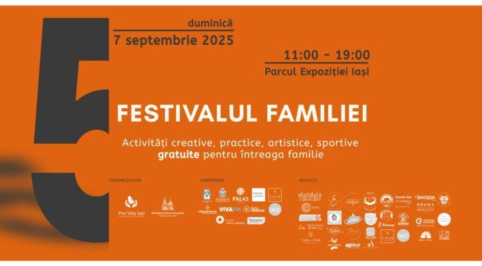 Festivalul Familiei, duminică, 7 septembrie, la Iași – VIDEO