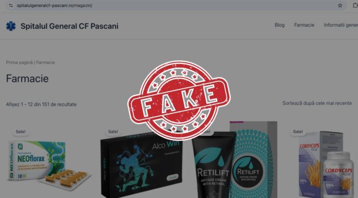 Escrocherie cu numele Spitalului General CF Pașcani. Conducerea unității a sesizat autoritățile