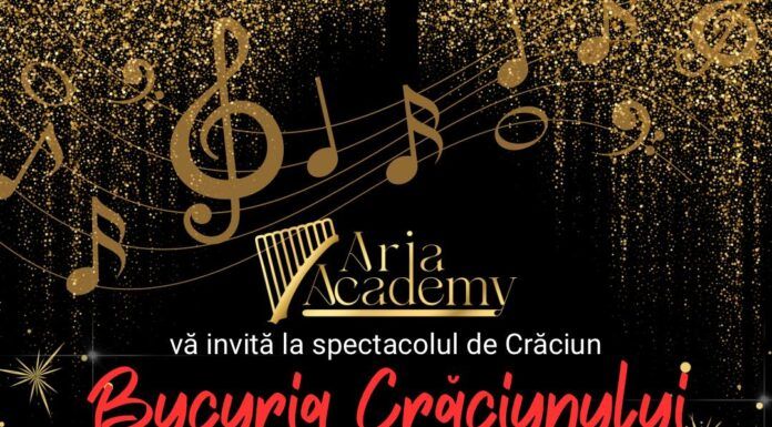 Aria Academy aduce magia Crăciunului pe scena Casei de Cultură din Pașcani