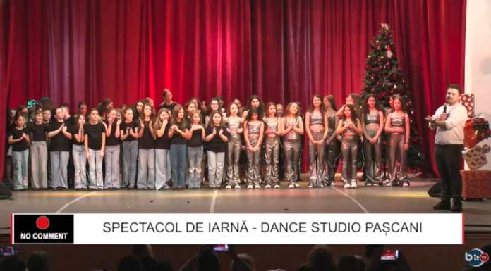 Gala de iarnă Dance Studio Pașcani, o călătorie prin istoria dansului