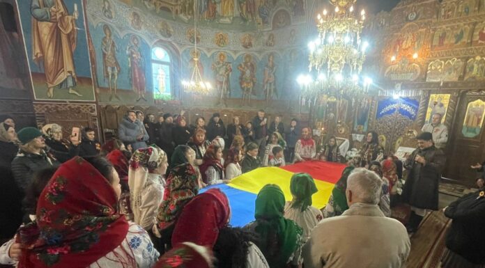 Ziua României și sărbătoarea Sfântului Andrei la Biserica Sfântul Gheorghe Topile – VIDEO