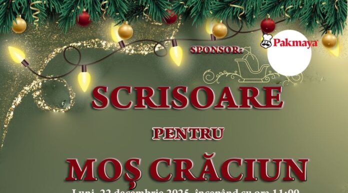 Moș Crăciun vine la Primăria Pașcani, pe 22 decembrie. Copiii vor primi daruri